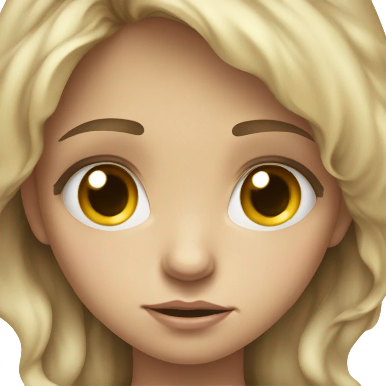 crying girl emoji