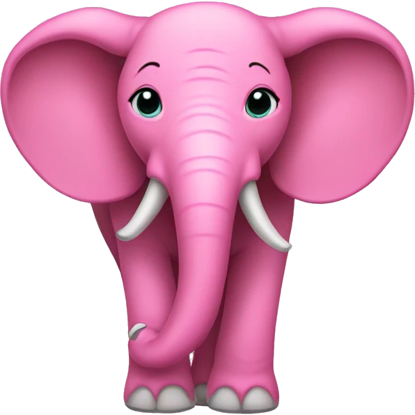 Pink elephant  emoji