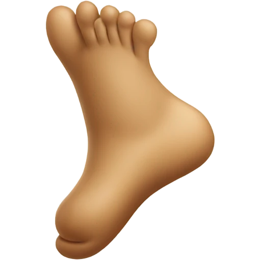 Kicking feet in enjoyment emoji