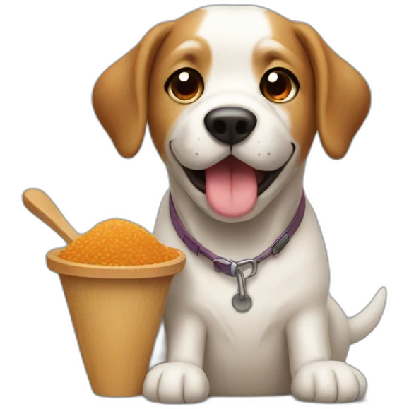 Scoop dog emoji