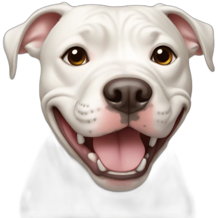 excited pit bull emoji