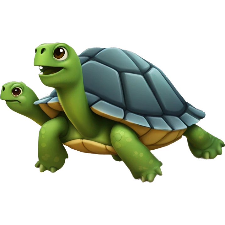 Tortuga en la playa  emoji
