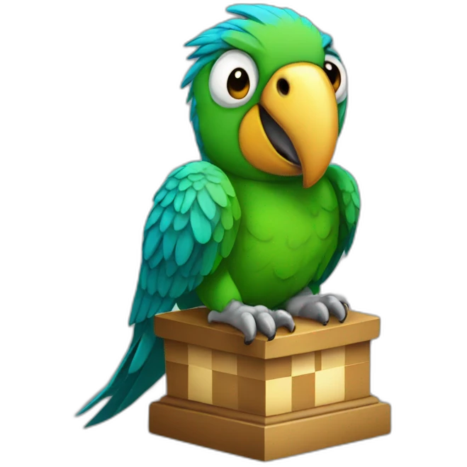 Parrot chess emoji