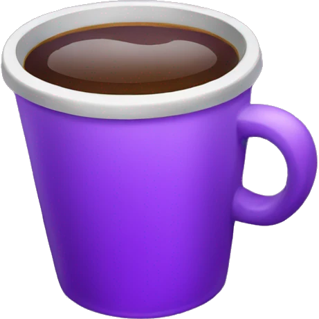 Double cup of purple drunk emoji