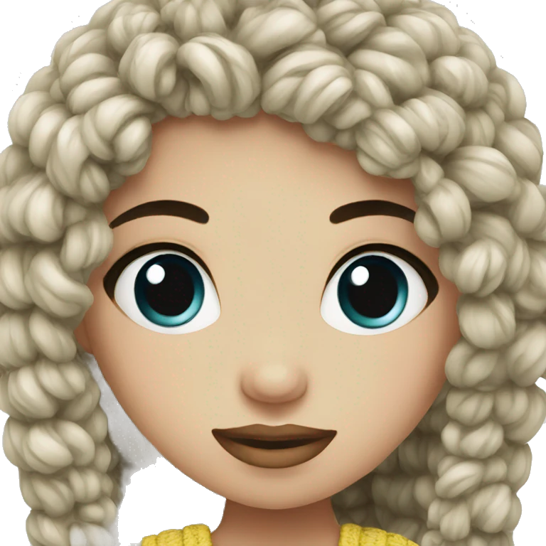 Girl crochet emoji