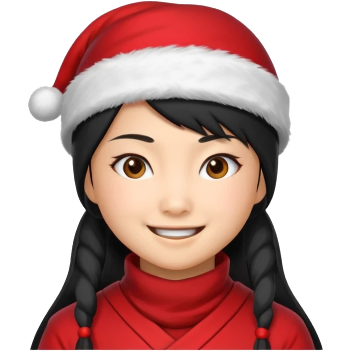 ninja Girl ,Christmas emoji