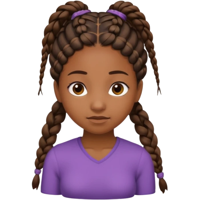 Black girl bent over emoji