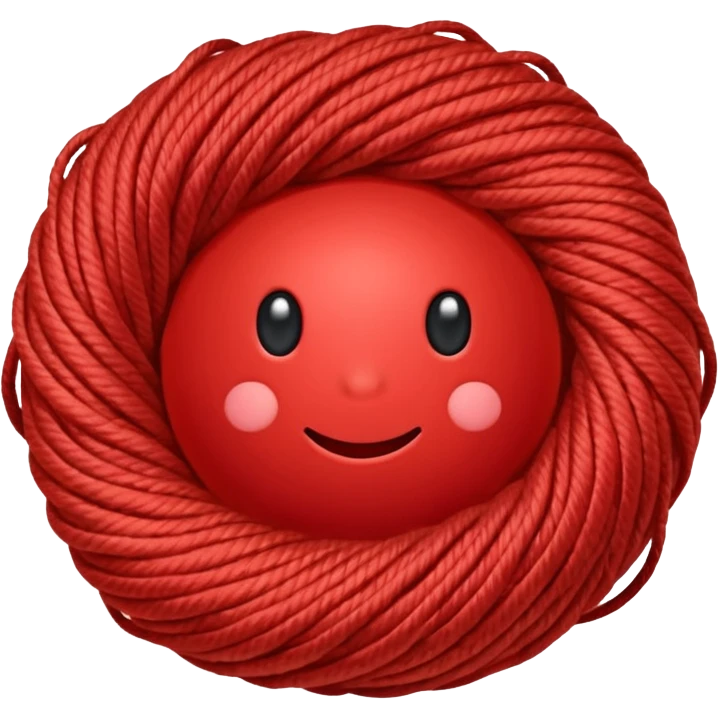 red ball of yarn emoji
