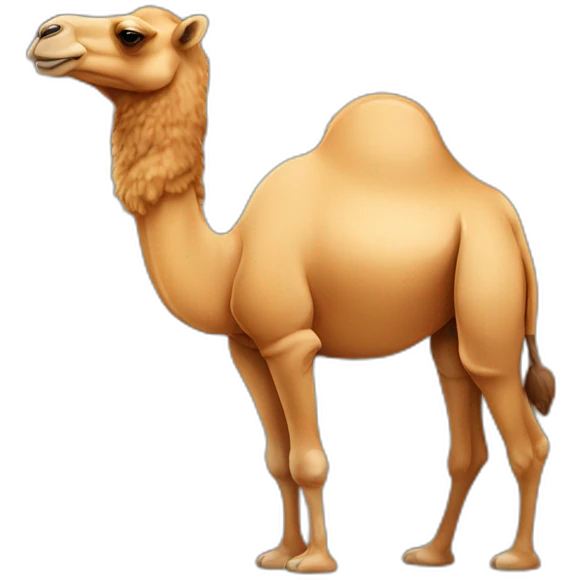 Camel getting tan emoji