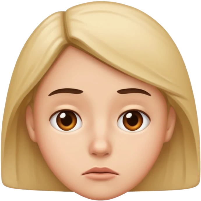 unimpressed and bored  emoji