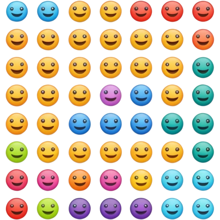 color catalog, palette emoji