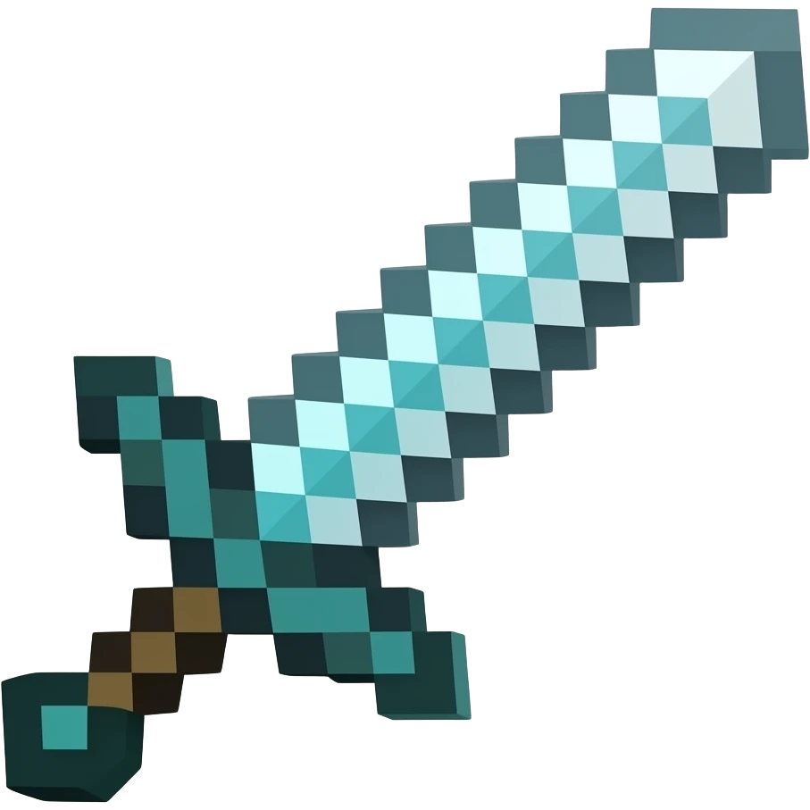 minecraft sword but smaller emoji