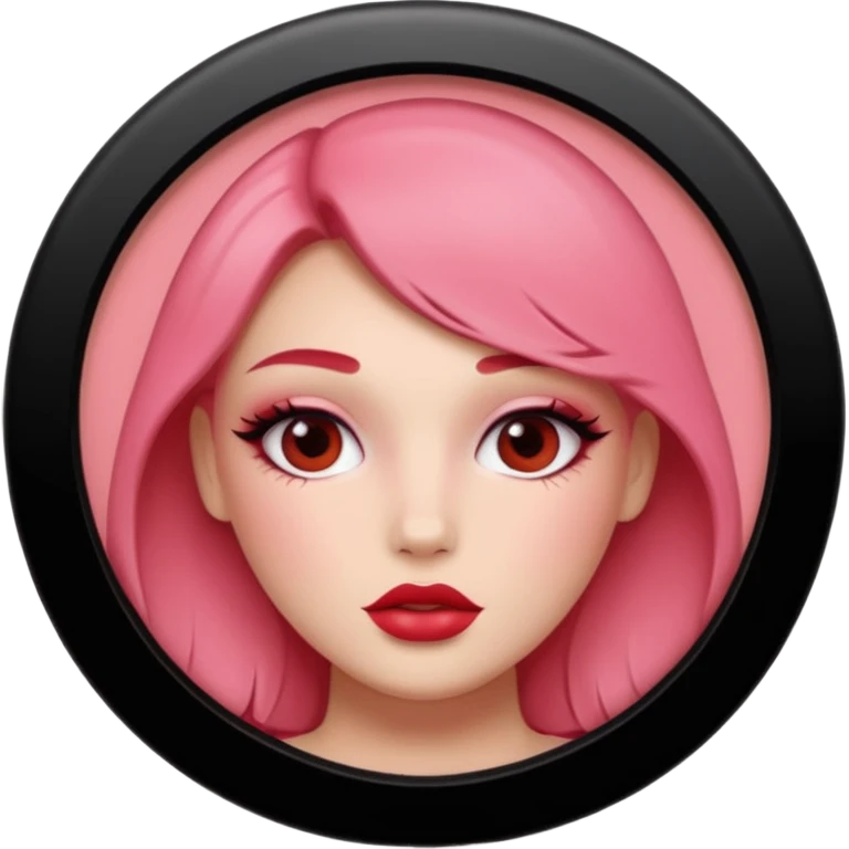 Blush makeup pink and red emoji
