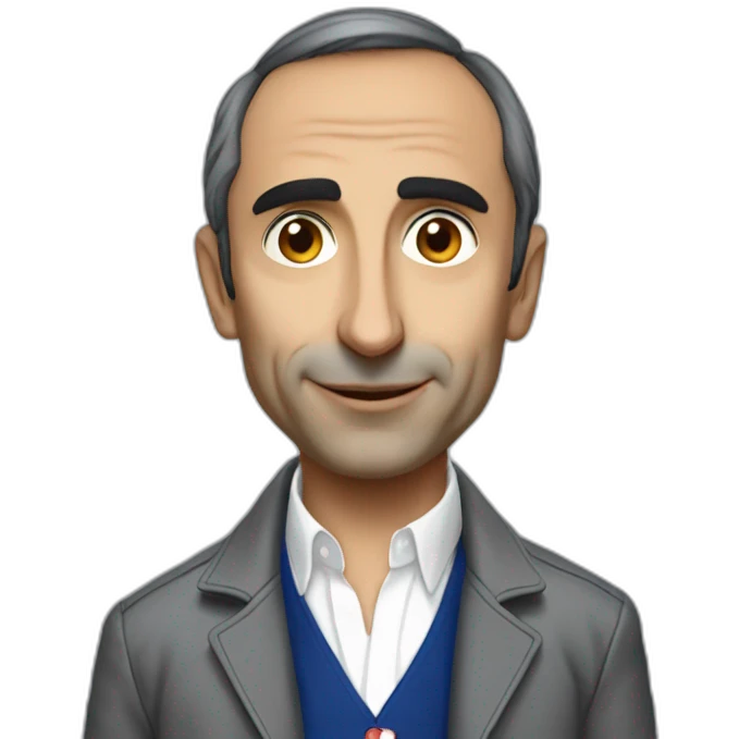 Eric zemmour with france clothes emoji