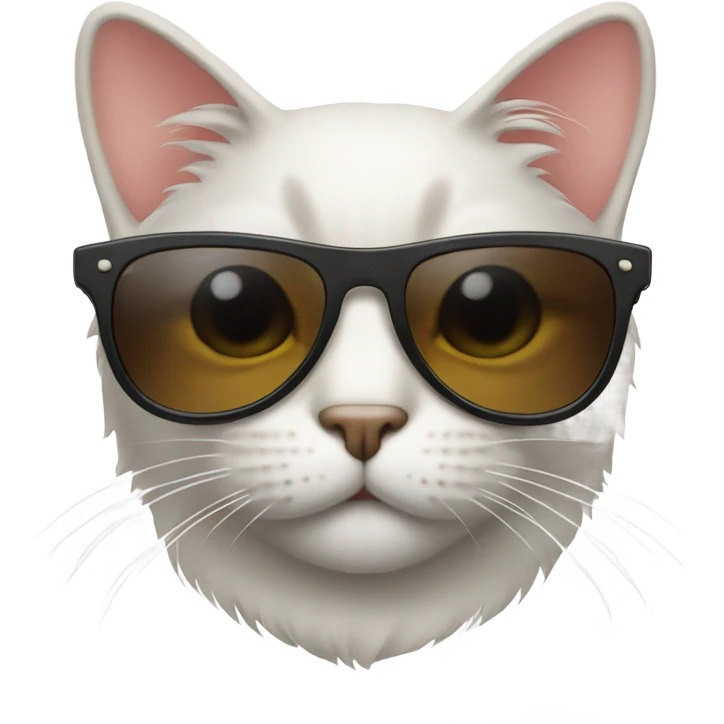 Hey Cat with sunglasses emoji