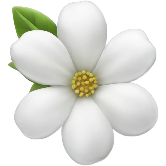White flowers emoji
