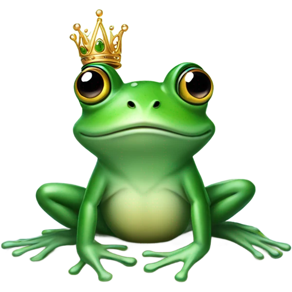 prince frog emoji