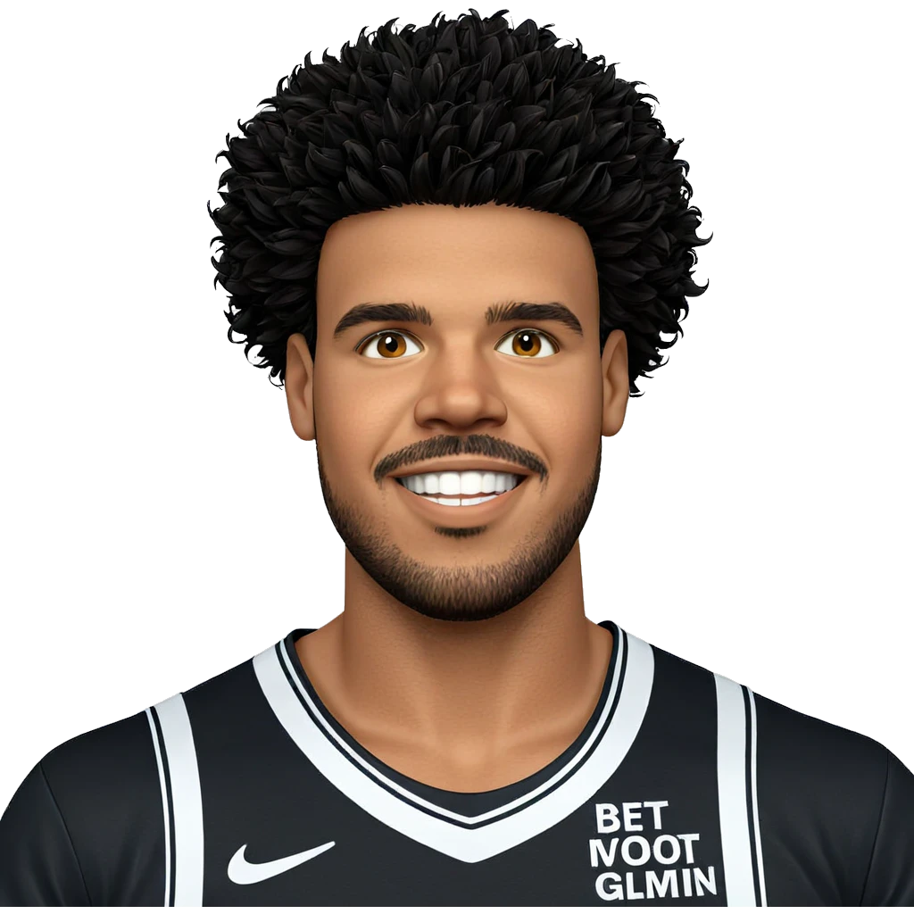 smiling man on white background emoji