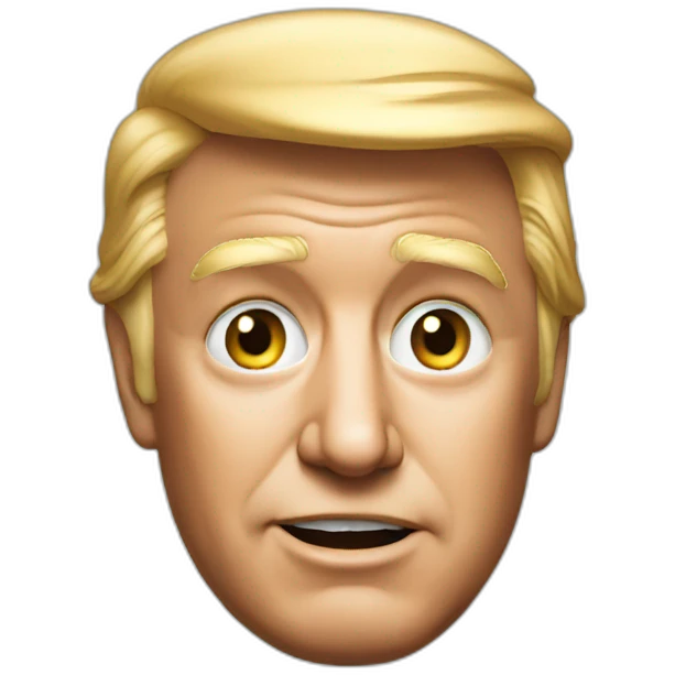 Trump caricature emoji