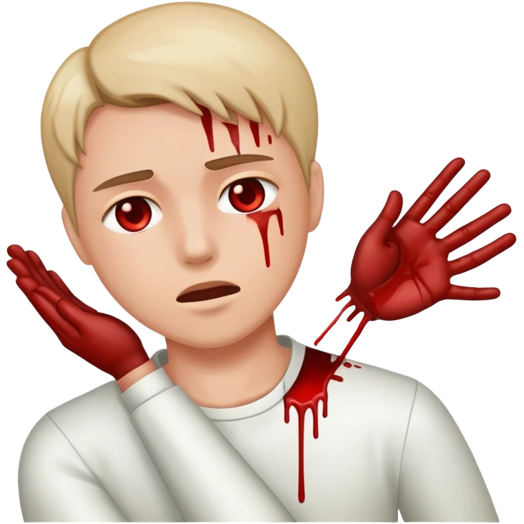 being shot emoji