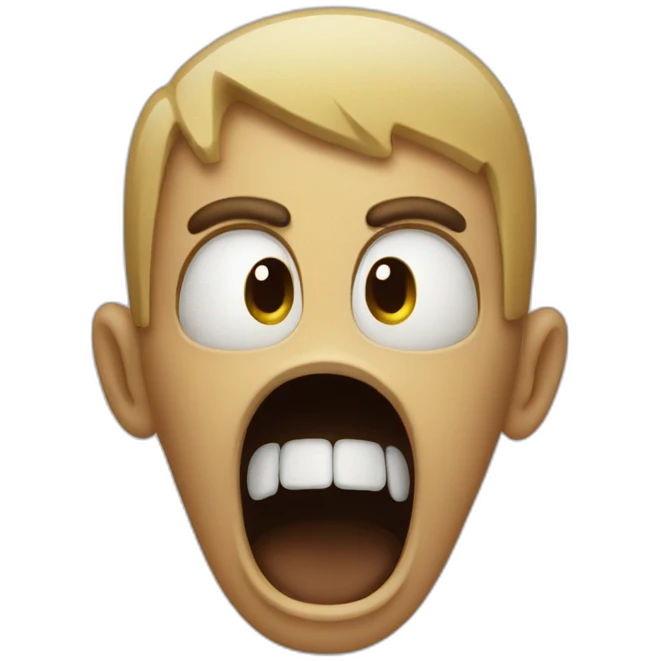 Scream emoji