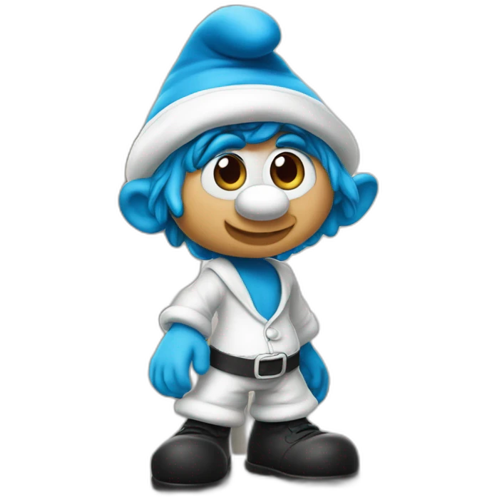 Smurfs in paris emoji