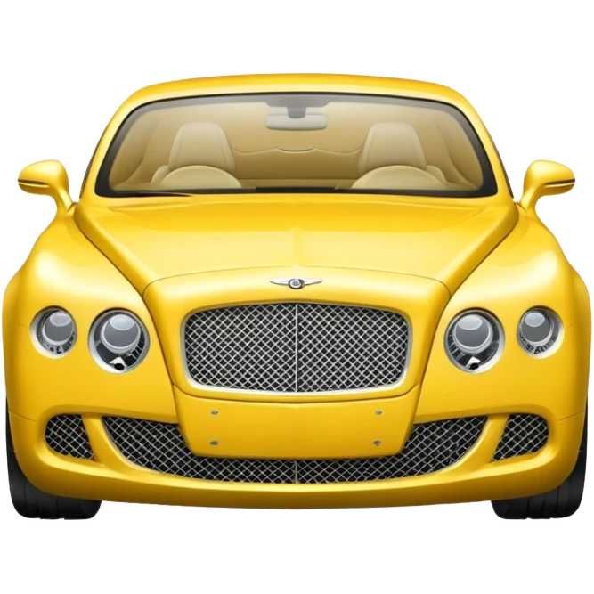 Yellow Bentley emoji