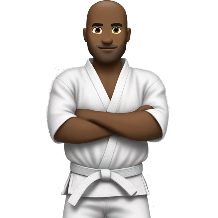 White belt jujitsu  emoji