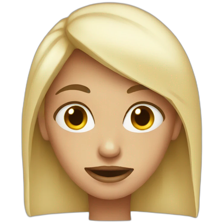 ugly female emoji