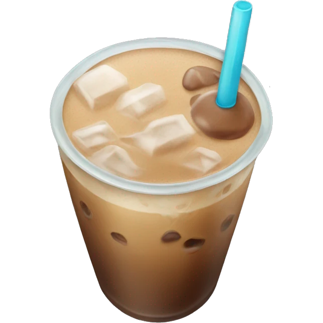 Iced coffee emoji