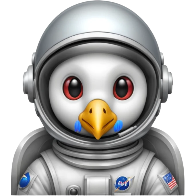 astronaut bird emoji
