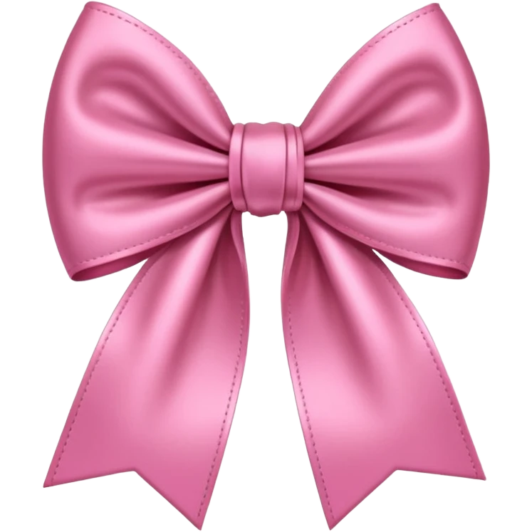 pink bow emoji