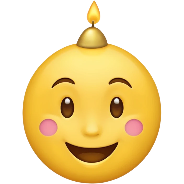 Emoji ios 18 de cara de cumpleaños emoji