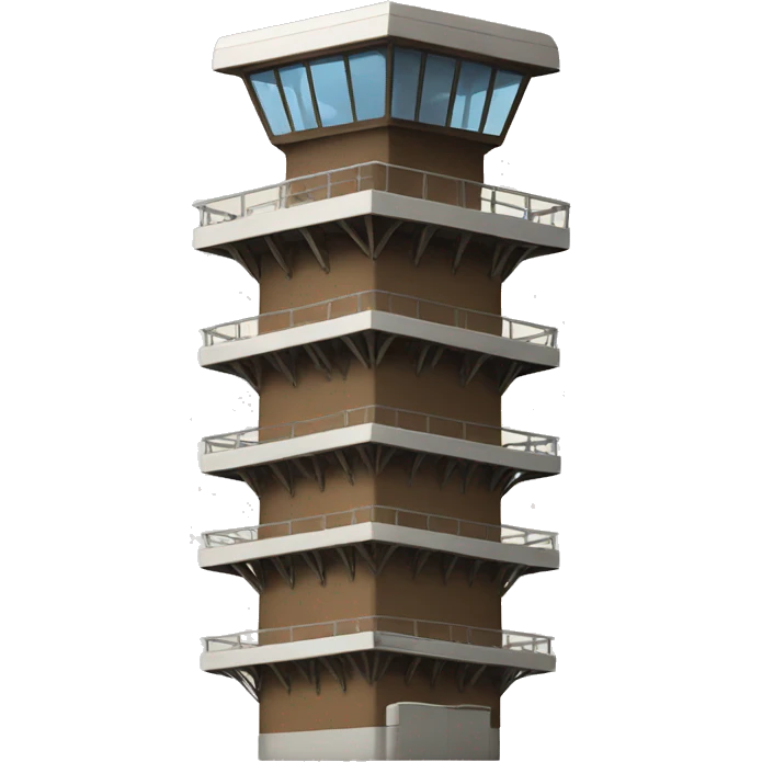 Brown Airport Tower emoji