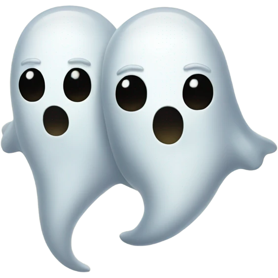 Two ghost friends emoji