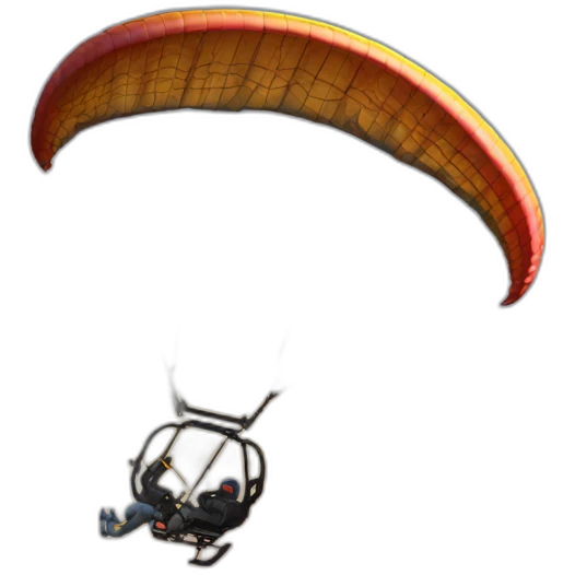 paramotor in flight emoji
