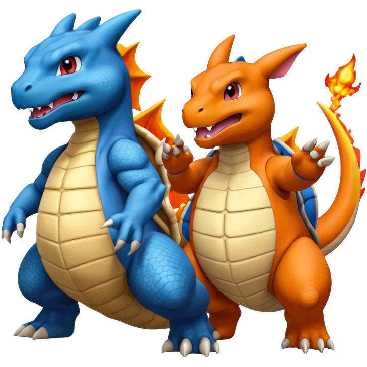 Pokemon red and green emoji