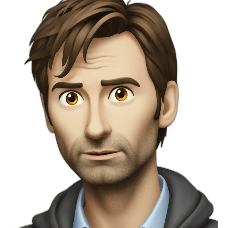 david tennant thinking emoji