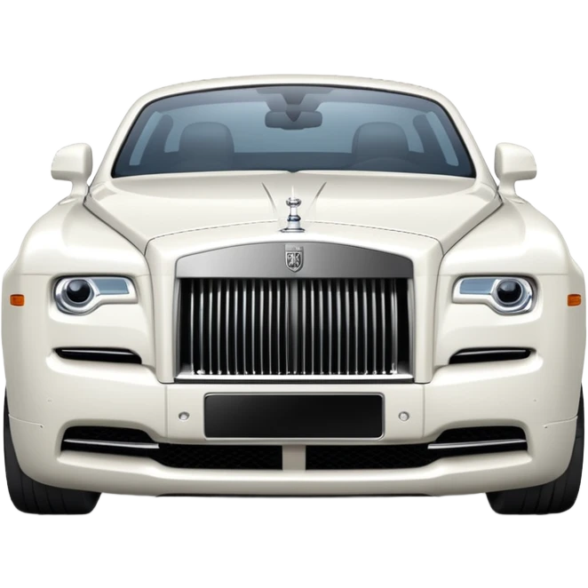 White Rolls Royce emoji