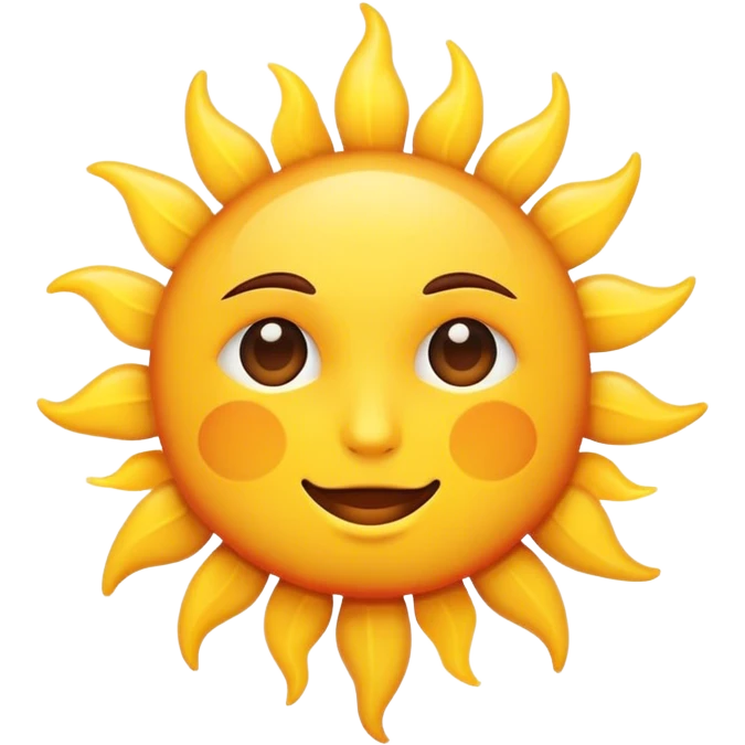 Sun emoji