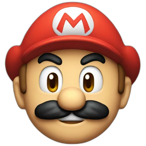 evil mario emoji