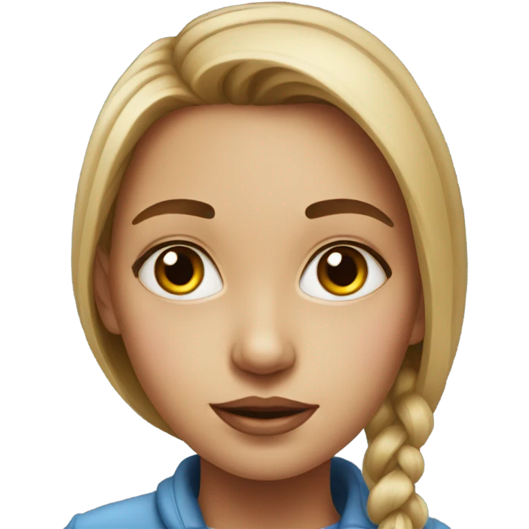 realistic portrait of a girl emoji