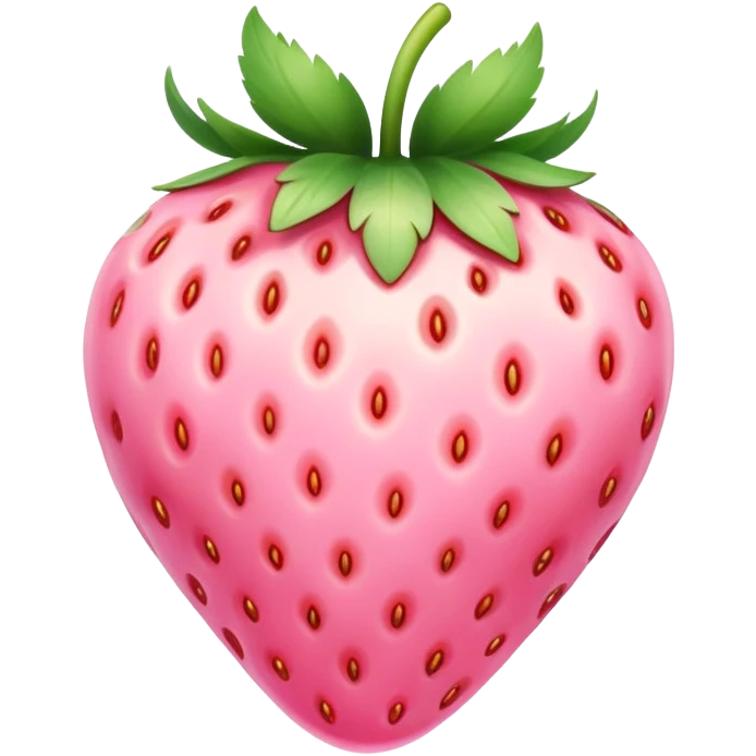pastel pink strawberry  emoji