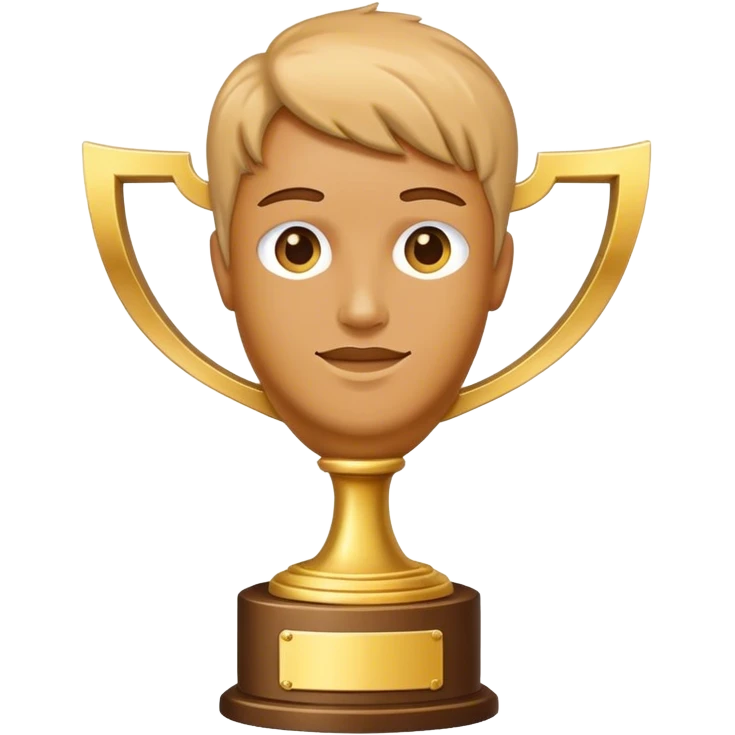 turn him into a gold trophy  emoji
