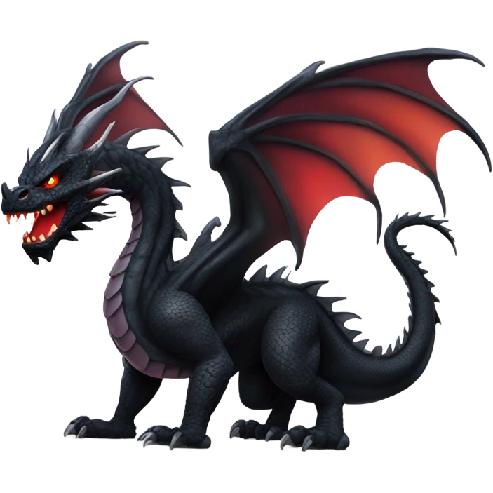 Black dragons  emoji