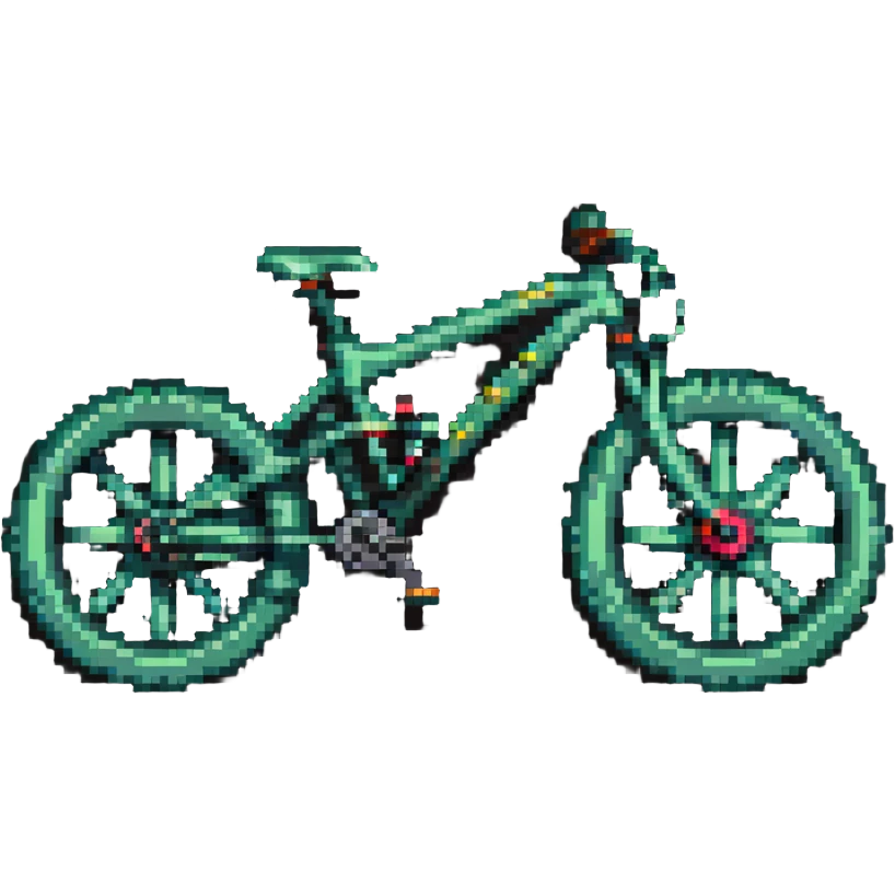 Mountain bike with tires emoji