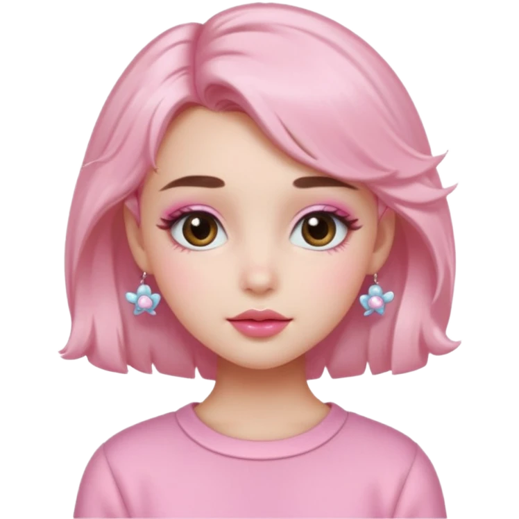  Soft Girl
Origin: TikTok/Western

Key Features: Pastel blush, gloss or tinted balm, fluffy brows, shimmery lids, small hair clips or pigtails.

Vibe: Playful, sweet, pastel-saturated cuteness — very Y2K meets kawaii.

Signature Trick: Emphasizes youthful, doll-like features with lots of pink. emoji