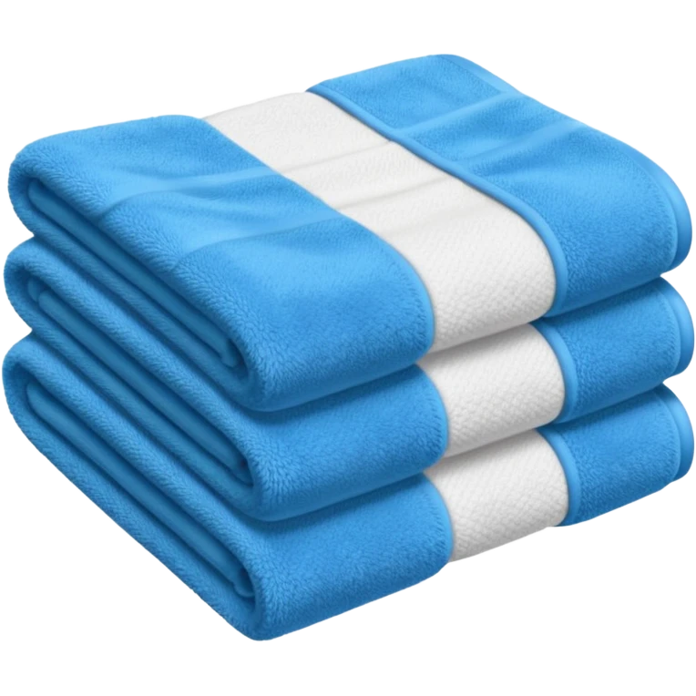 a blue towel emoji