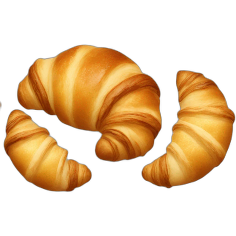Manger croissant emoji