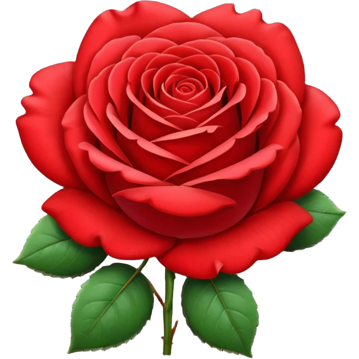 a rose emoji